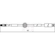 Apec Brake Hydraulic Hose Line Rear HOS3919