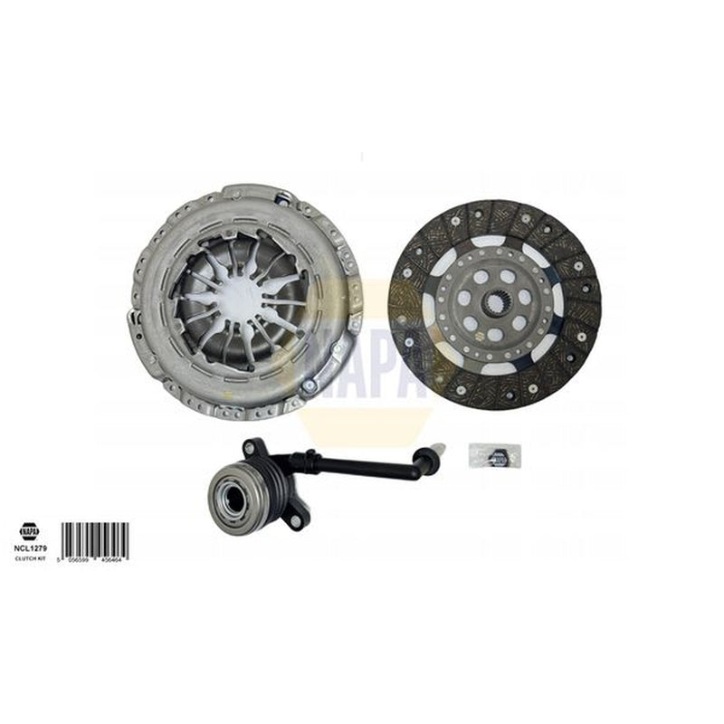 NAPA Clutch Kit Set 3pc fits Dacia Duster 2010-2019 1.2 1.3 1.5