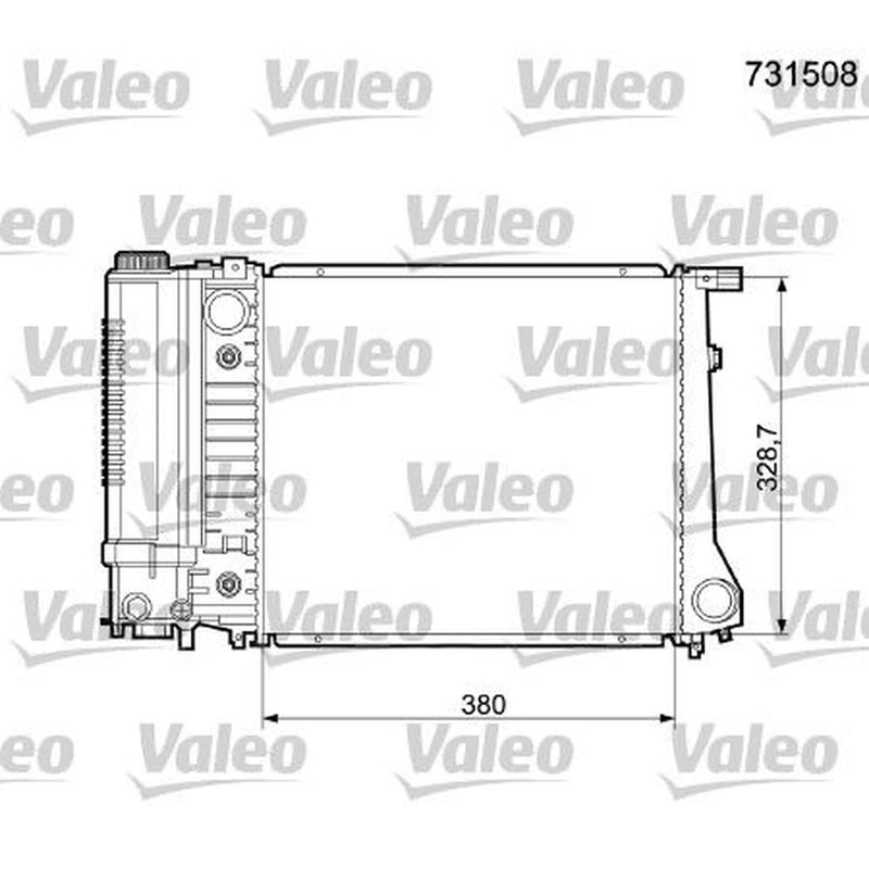 Valeo Engine Radiator 731508