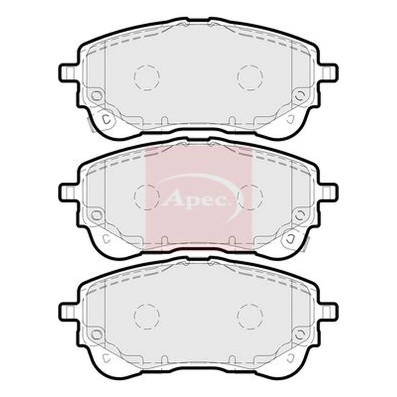 Apec Front Brake Pad Set PAD2317