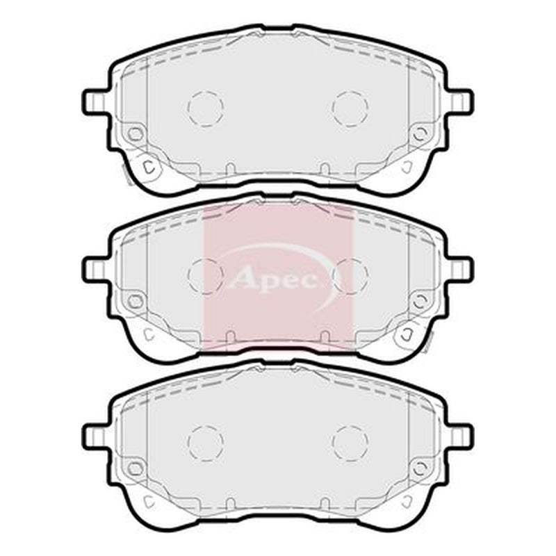 Apec Front Brake Pad Set fits Lexus Lbx 2023 on