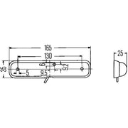 Hella Interior Lamp 2JA Interior 2JA 001 330-031 42465196 2JA 001 330-031