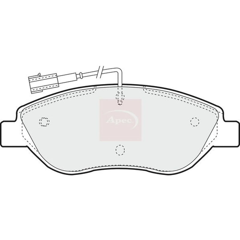 Apec Front Brake Pad Set PAD1275