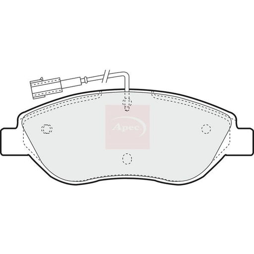 Apec Front Brake Pad Set PAD1275