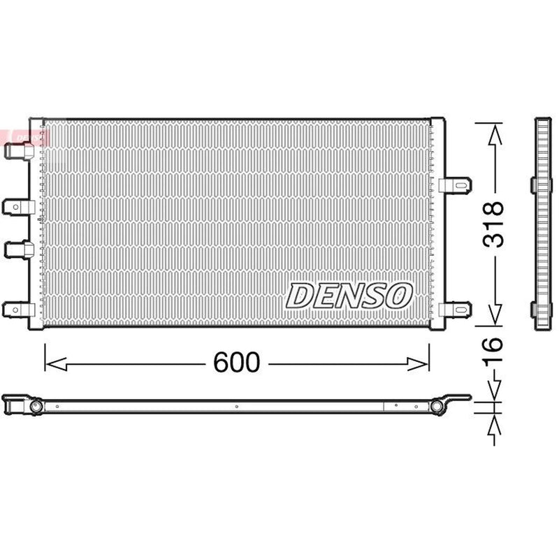 Denso Engine Radiator fits Iveco Daily V 2011-2014