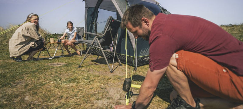 Outwell Sky 4 Pole Tent Blue 4 Person Outwell - Dynamic Drive