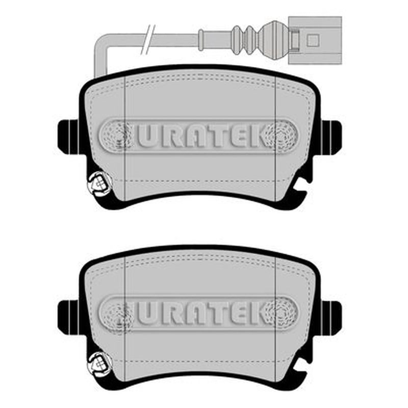 Juratek Front & Rear Brake Discs & Pads fits Audi Q5 2008-2017 2.0 3.0