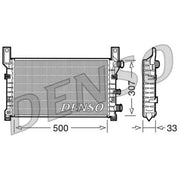 Denso Engine Radiator DRM10035