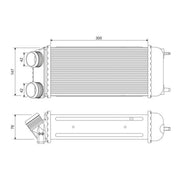 Valeo Intercooler (Charge Air Cooler) 818822