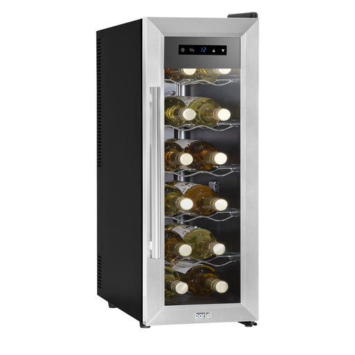 Baridi 12 Bottle Wine Fridge & Cooler - Stainless Steel DH74 Baridi - Dynamic Drive