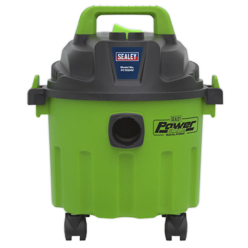 Sealey Vacuum Cleaner Wet & Dry 10L 1000W/230V Green PC102HV Sealey - Dynamic Drive
