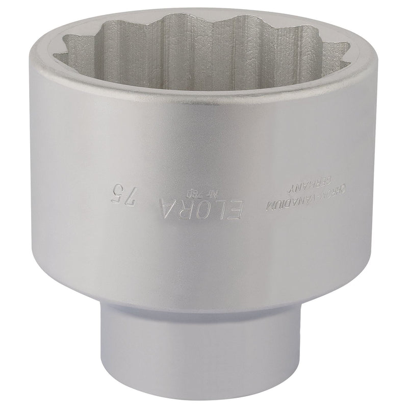 Draper Elora Bi-Hexagon Socket, 1" Sq. Dr., 75mm 67418 Draper - Dynamic Drive