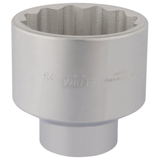 Draper Elora Bi-Hexagon Socket, 1" Sq. Dr., 75mm 67418 Draper - Dynamic Drive