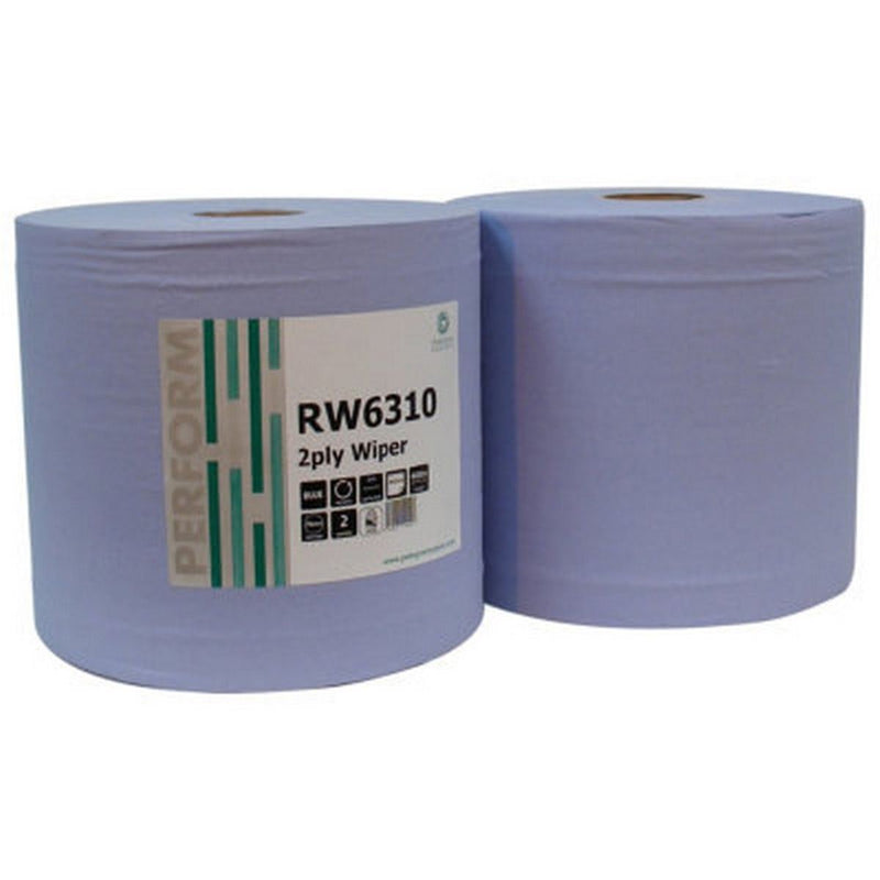 Jangro Workshop Blue Roll (Pack of 2) 280mm x 400 Metres for Heavy Duty Tasks Jangro - Dynamic Drive