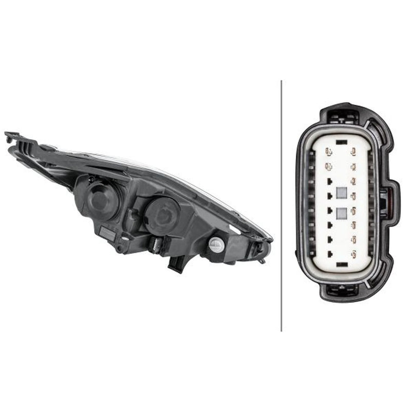 Hella Headlight Headlamp H7 Left fits Ford Fiesta VI 2008-2017