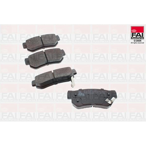 FAI Rear Brake Solid Discs & Pads fits Hyundai Getz 2002-2009 1.5 1.6