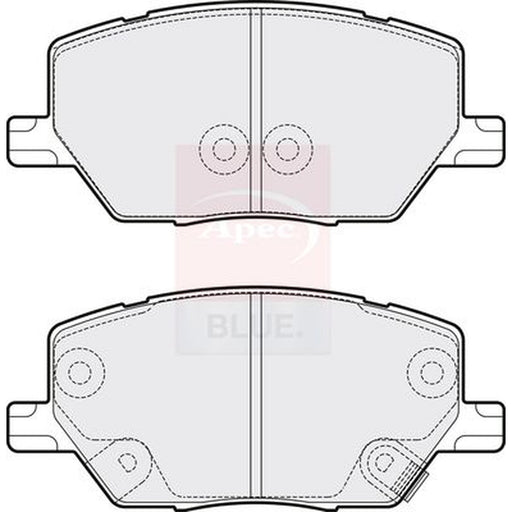 Apec Front Brake Vented Discs & Pads fits Alfa Romeo Tonale 2022 on 1.3 1.5