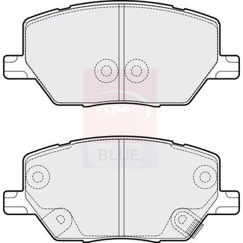 Apec Front Brake Pad Set PD3855