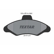 Textar Front Brake Pad Set 2117105