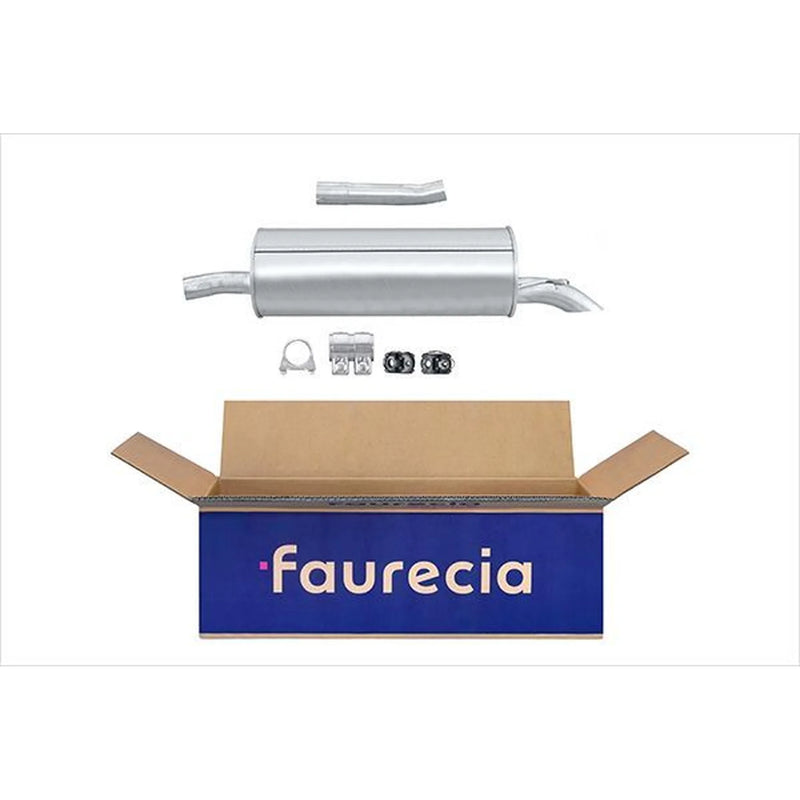 Hella End Silencer Rear fits Citroën C5 I 2001-2004 2.0