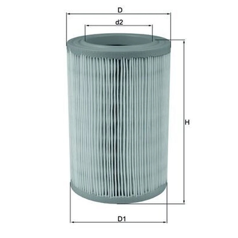 Mahle Engine Air Filter fits Alfa Romeo Giulietta 2010-2020 1.6 1.8