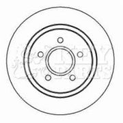 Key Parts Front & Rear Brake Discs & Pads fits Volvo S40 II 2004-2012