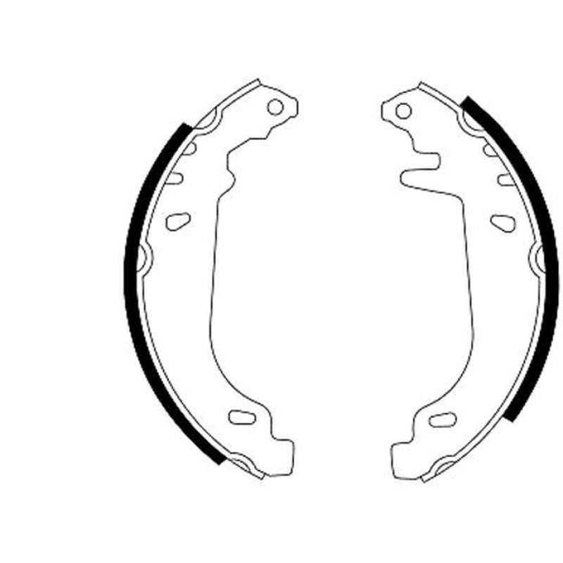 Mintex Brake Shoe Set Axle Kit fits Citroën Xsara 1997-2005 1.4 1.5 1.6 1.8 1.9