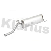 Klarius Box With Tail Pipe Rear fits Opel Corsa D 2009-2014 1.2