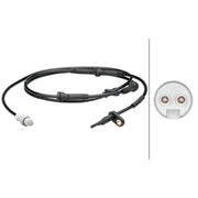 Hella ABS Wheel Speed Sensor Rear 6PU 012 679-561