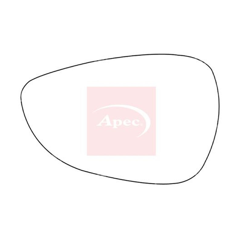 Apec Exterior Wing Mirror Glass Left fits Ford B-Max 2012-2017 1.0 1.4 1.5 1.6