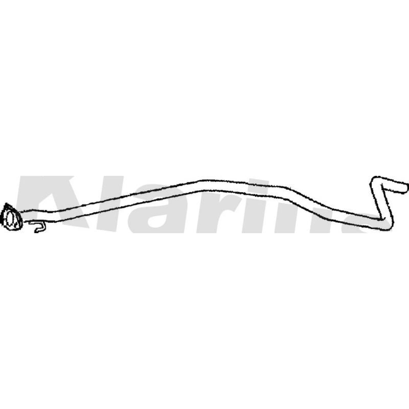 Klarius Exhaust Pipe OD fits Land Rover Freelander I 1998-2000 2.0