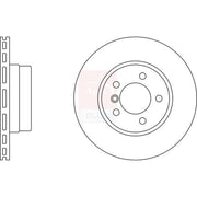 Apec Front Brake Vented Discs & Pads fits BMW 5 2003-2010
