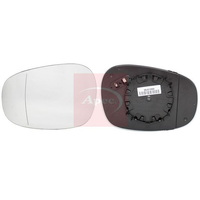 Apec Exterior Wing Mirror Glass Left fits BMW 1 2004-2013