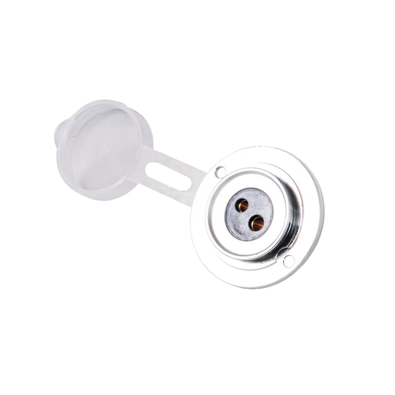 Whale Superfil Socket & Gasket Assembly 12V 2 Pin