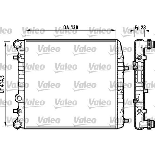 Valeo Engine Radiator 732863
