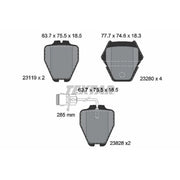 Textar Front Brake Pad Set 2311901