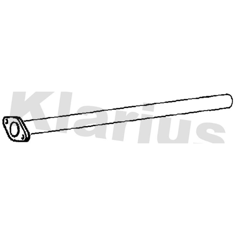 Klarius Exhaust Pipe OD fits Audi A3 2007-2013 1.4