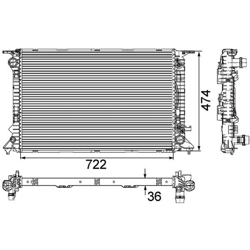 Mahle Engine Radiator CR 912 000P