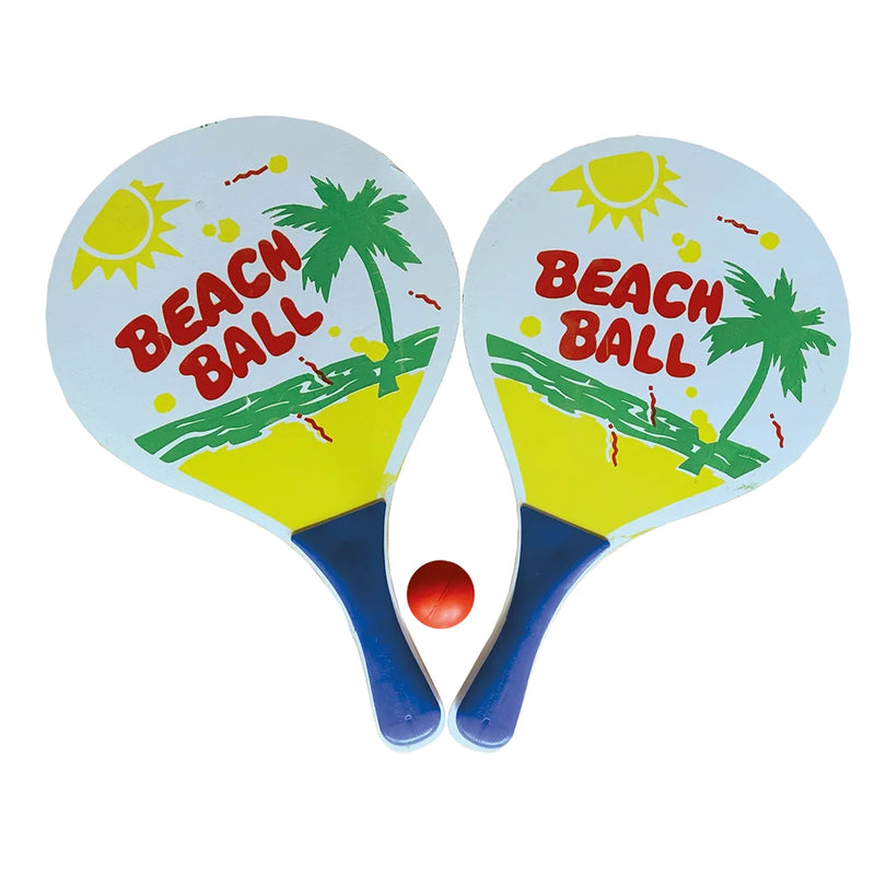 Unbranded Wooden Beach Bat Set - M0048