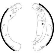 Mintex Brake Shoe Set Axle Kit fits Opel Astra G 1998-2009
