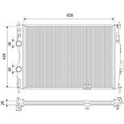 Valeo Engine Radiator 701894