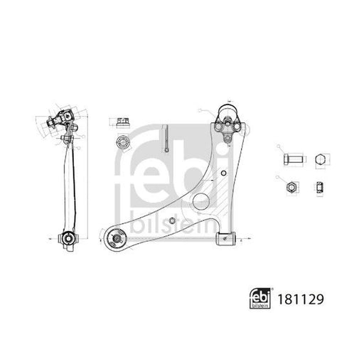 Febi Control/Trailing Arm Front Left 181129