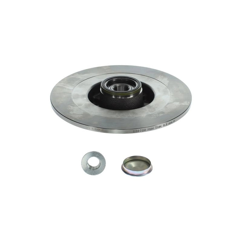 Bosch 2 x Solid Brake Discs fits Renault Vel Satis 2002-2009 2.0 2.2 3.0 3.5