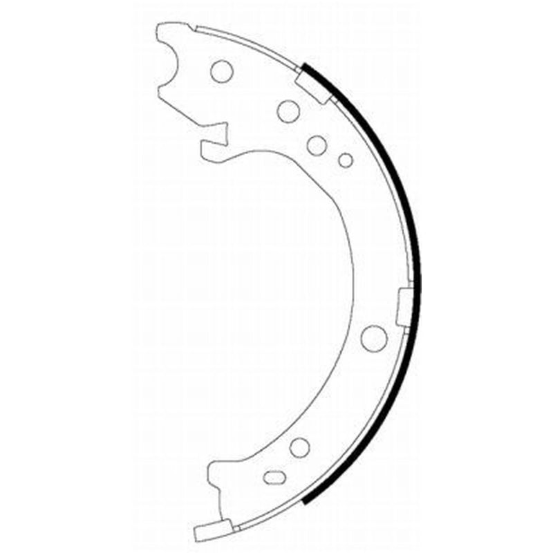 Mintex 4 x Parking Brake Shoe Set fits Honda Cr-V 2001-2007 2.0 2.2
