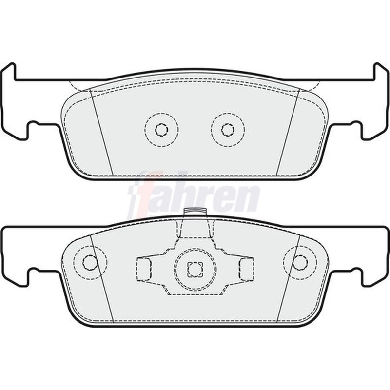 Fahren Front Brake Pad Set FBP3370