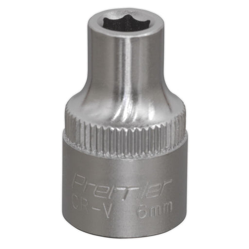 Sealey WallDrive Socket 6mm 3/8"Sq Drive S3806 Sealey - Dynamic Drive