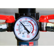 Sealey Heavy Duty Air Filter Regulator 1/2" Inlet 1/4" Outlet Water Trap SA2FR Sealey  - Dynamic Drive
