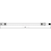 Apec Brake Hydraulic Hose Line Rear Left fits VW Transporter 2003-2009 1.9 2.5