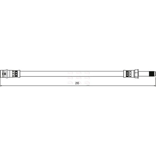Apec Brake Hydraulic Hose Line outer HOS4101