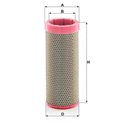 MANN-FILTER Secondary Engine Air Filter fits Scania 4 - Series 1996-2008